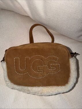 UGG Chestnut Brown Suede Crossbody